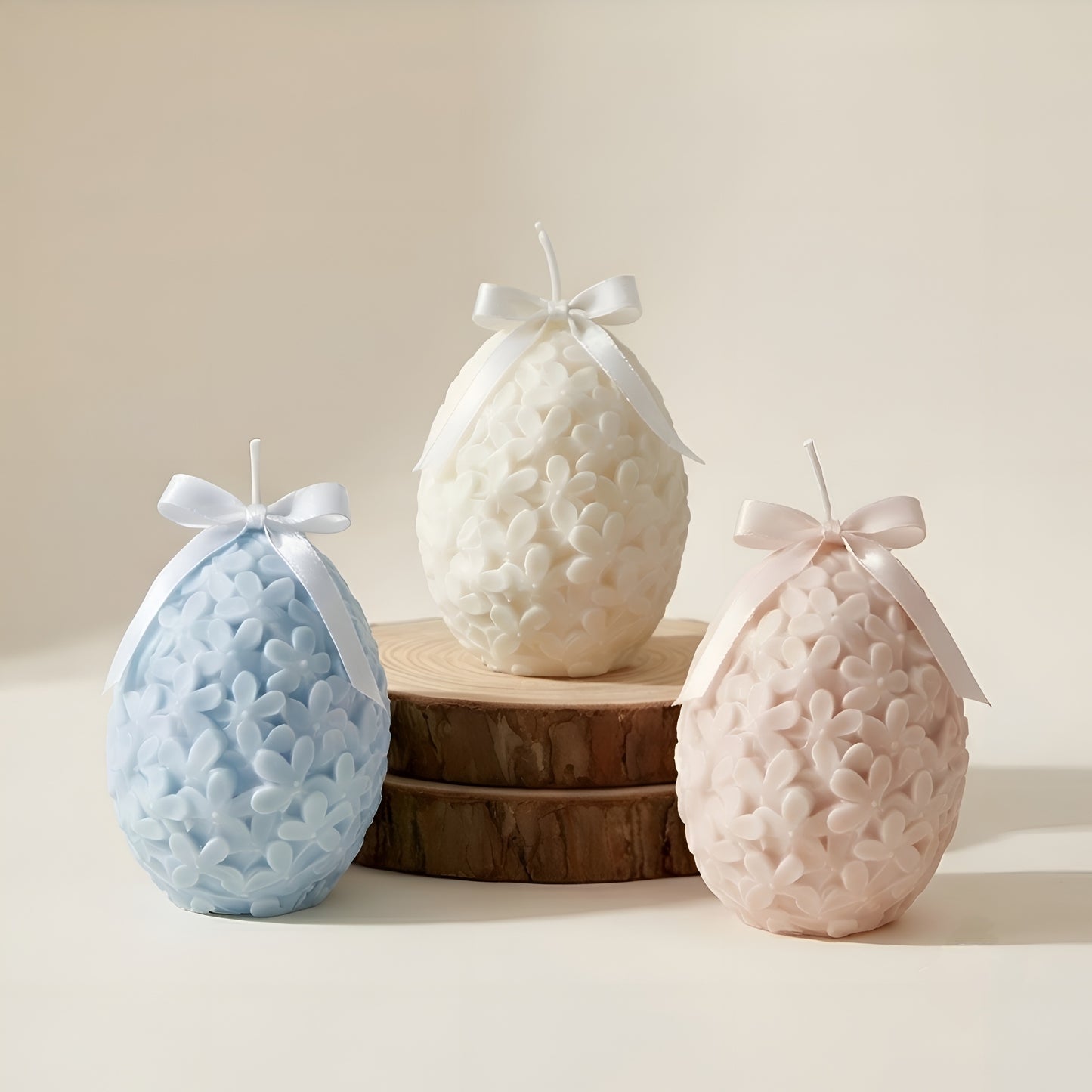 Blossom Egg Candle