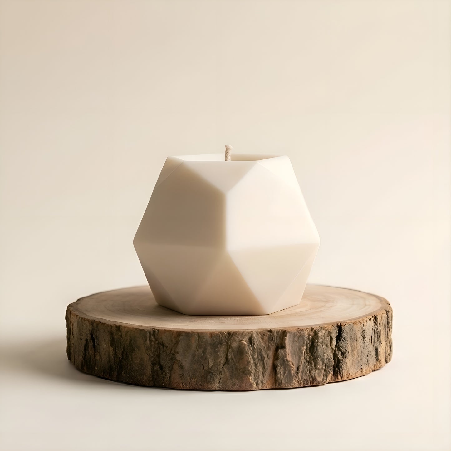Crystal Facet Candle