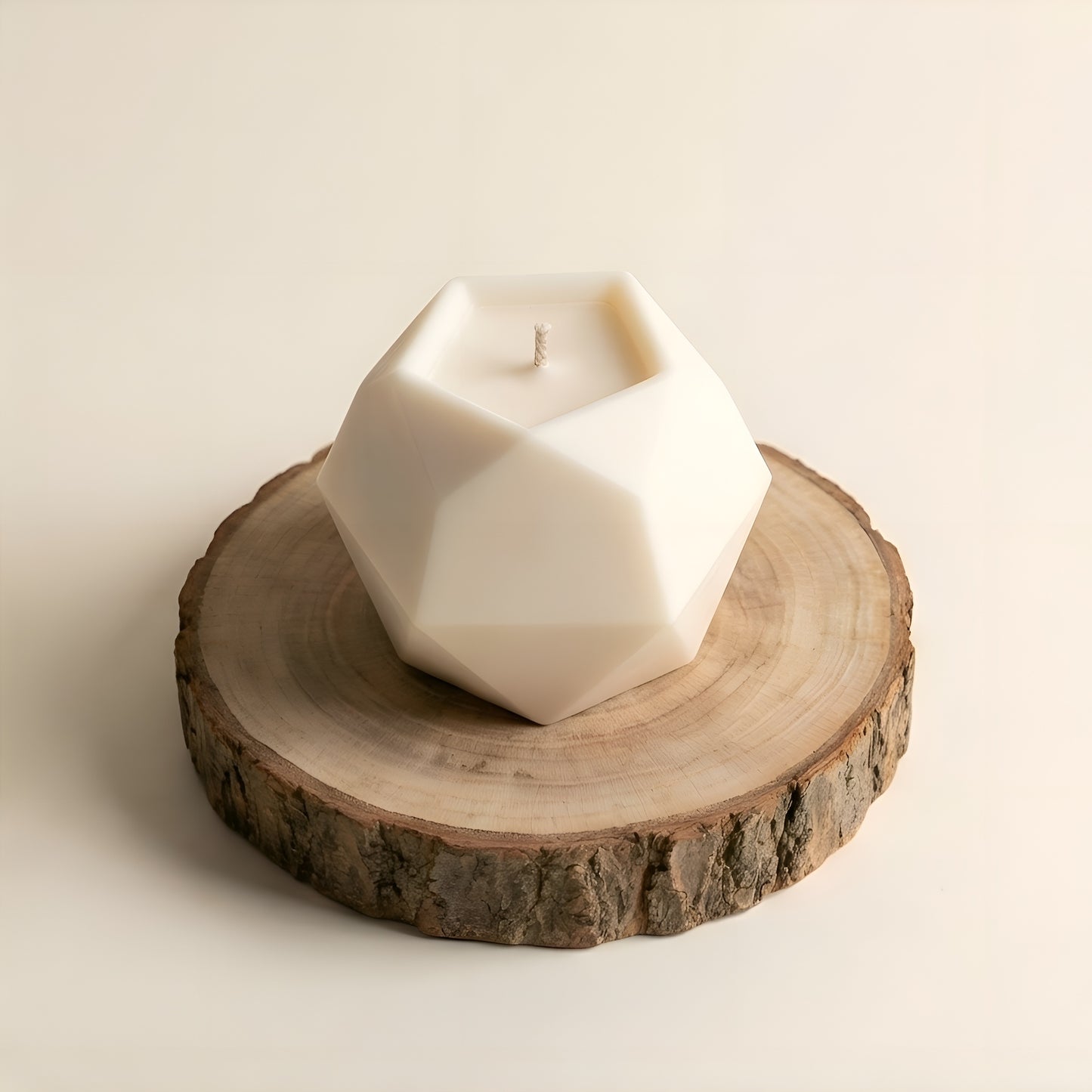 Crystal Facet Candle